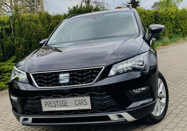 Seat Ateca cena 68900 przebieg: 155000, rok produkcji 2019 z Miłakowo małe 781